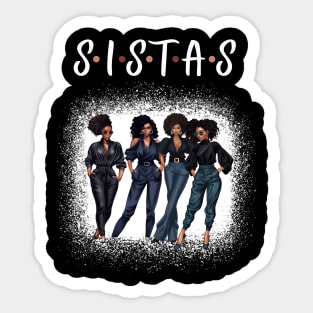 Black Sistas Afro Women Queen Melanin Black Pride Sticker